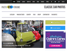 Tablet Screenshot of classiccar-photos.net